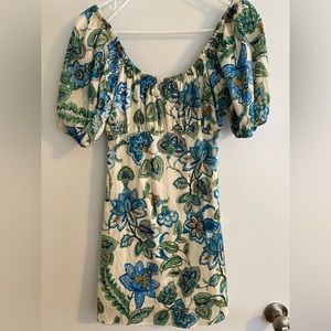 Mango open back dress